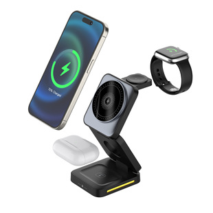 Magsafe Magnetic Wireless Power Bank 20000 Mah Portable Stand-Type Fast Charging Mobile Power Bank