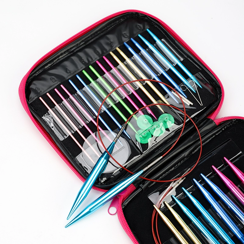 Круговые спицы для свитера, съемные, полный набор, инструменты для вязания свитера, круговые спицы ручной работы