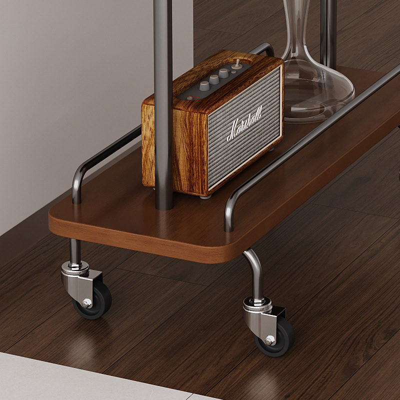 Caminillo de almacenamiento de estilo medieval movible sofá retro borde de varias ideas simples