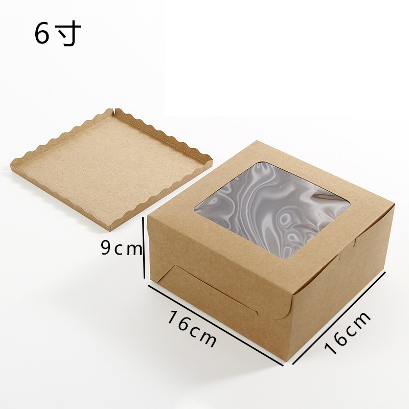 Caja de 6 pulgadas de color piel de vaca 2 - 2; 1 juego