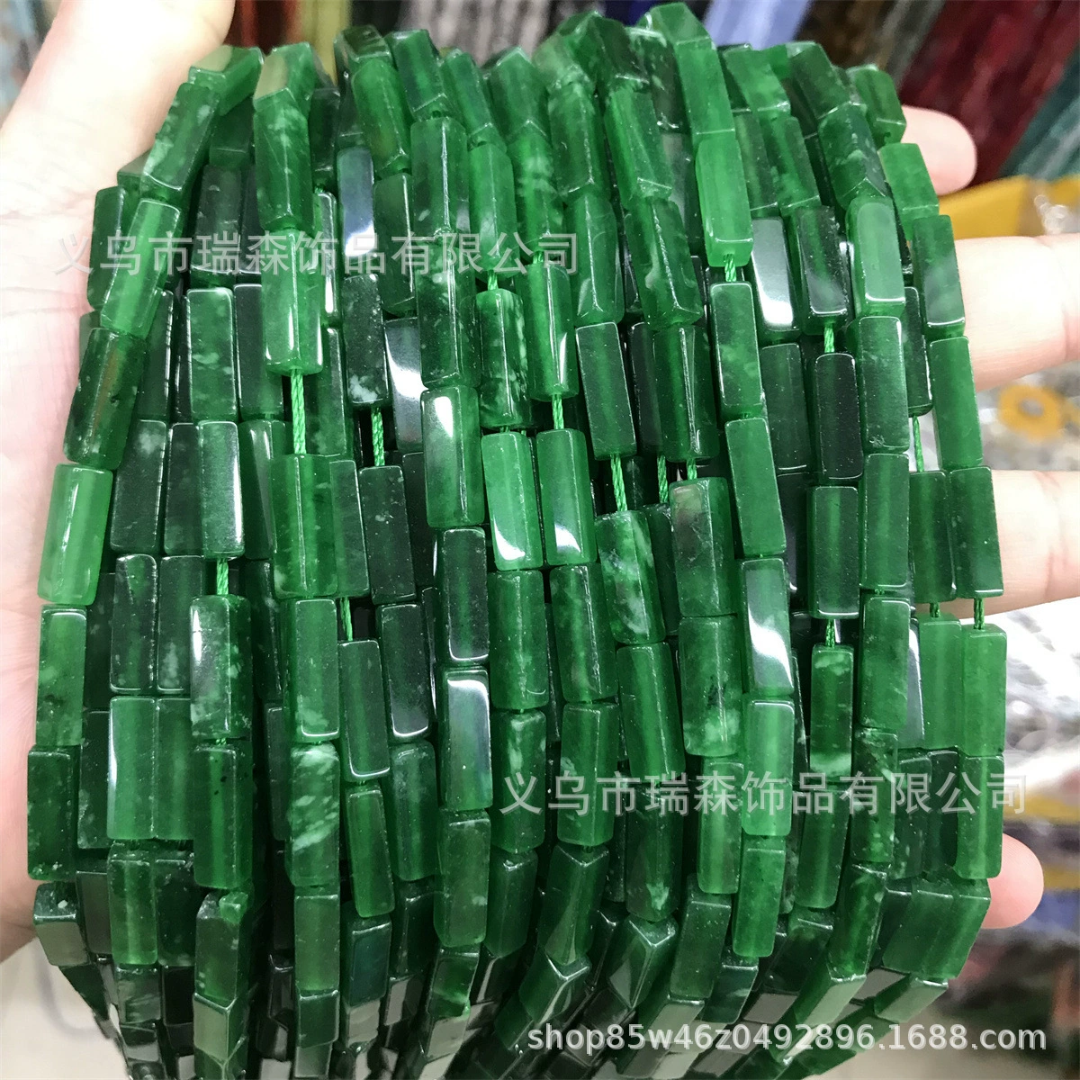 Rectangular beads, accessory, accessories, 4×13mm, DIY