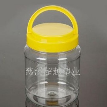 1000g手提蜂蜜瓶 圆形PET瓶 透明塑料桶(K21)