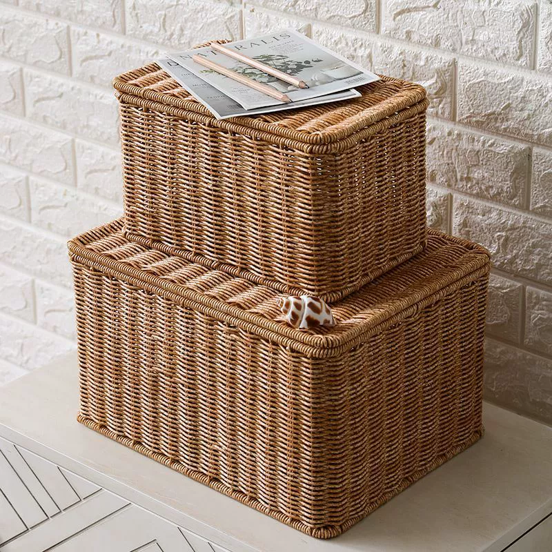 Woven storage box, Nordic style