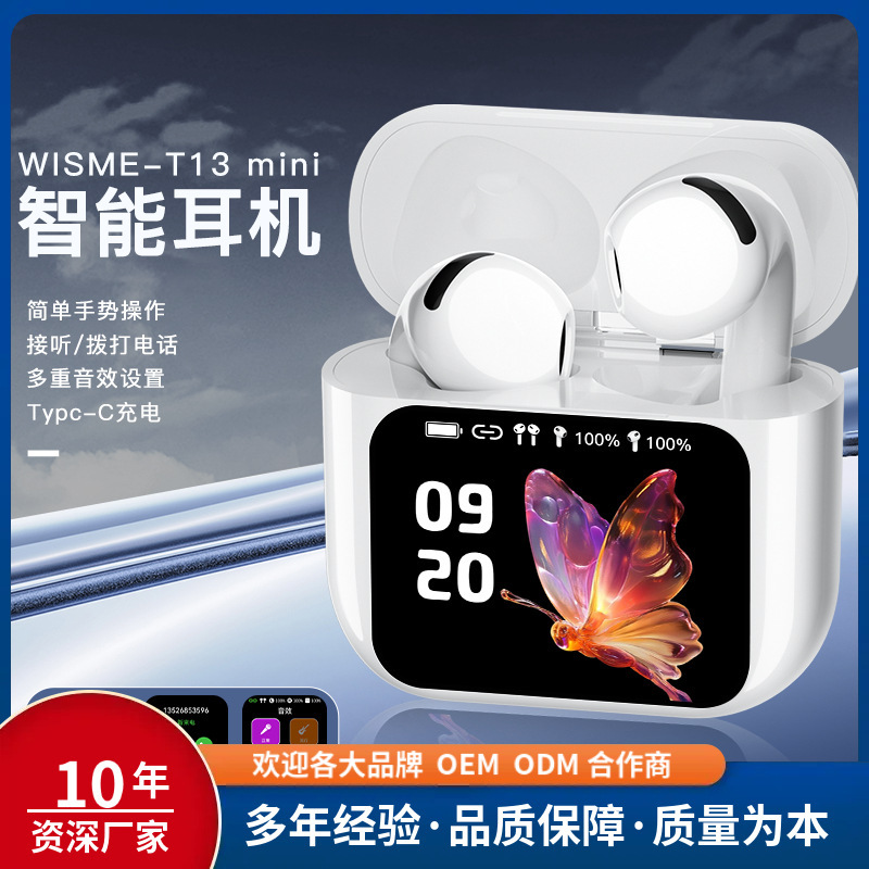 新しい外国貿易クロスボーダーワイヤレス TWS Bluetooth ヘッドセットフルカラースマートアクティブノイズリダクション Bluetooth 5.4 ゲーミングヘッドセット|undefined