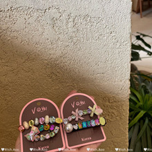 【实拍】出口韩国品质正版K9锆爆闪蝴蝶结精致发夹甜美小香风发饰