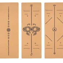 软木瑜伽垫加厚防滑橡胶健身垫无味家用运动垫yogamat瑜珈垫批发