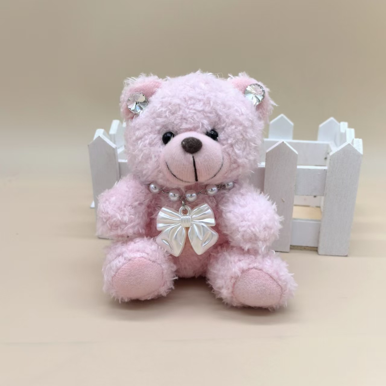 Versión coreana de Dongdaemun con la misma letra de amor dibujos animados oso de peluche muñeco de peluche bolso de muñeca colgante al por mayor