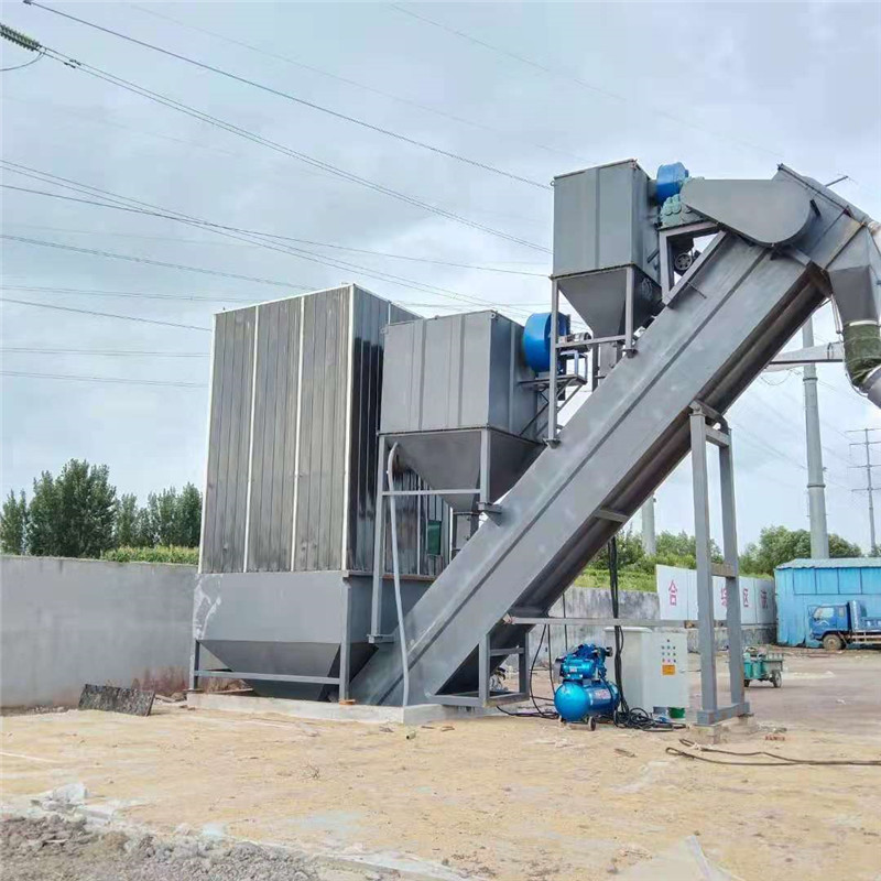 辽宁环保无尘粉煤灰拆箱机 铁运20尺集装箱水泥矿粉固定式卸灰机