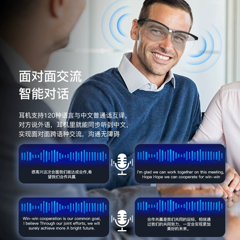 Современные умные очки pro с беспроводными наушниками, Bluetooth