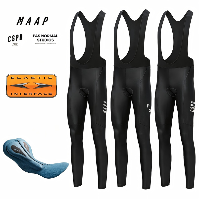 New Spring and Autumn Model MAAP PNS CSPD Road Cycling Bib Pants for Men and Women with Double Arrow Cushion New Spring and Autumn Model MAAP PNS CSPD Road Cycling Bib Pants for Men and Women with Double Arrow Cushion