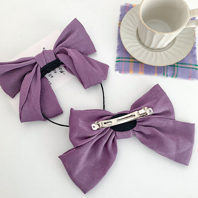 Women's Sweet Bow Knot Cloth Hair Clip Hair Band display picture 3