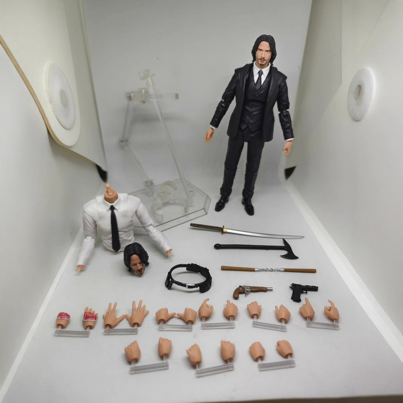 John Wick 4 Maf 212 John Wick 6inch Action Figure Hand-Made Ornament Model Cross-Border Wholesale