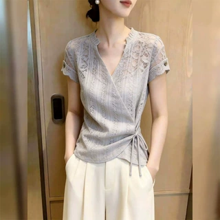 2026年夏季新款超火减龄绝美女装上衣今年漂亮独特超好看单穿小衫