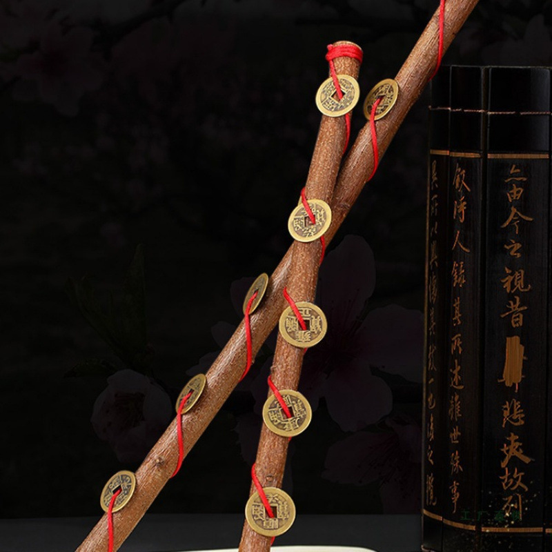 老桃树枝七根桃木枝真桃木东南枝桃木棍婴儿宝宝压惊孕妇床头挂件|undefined
