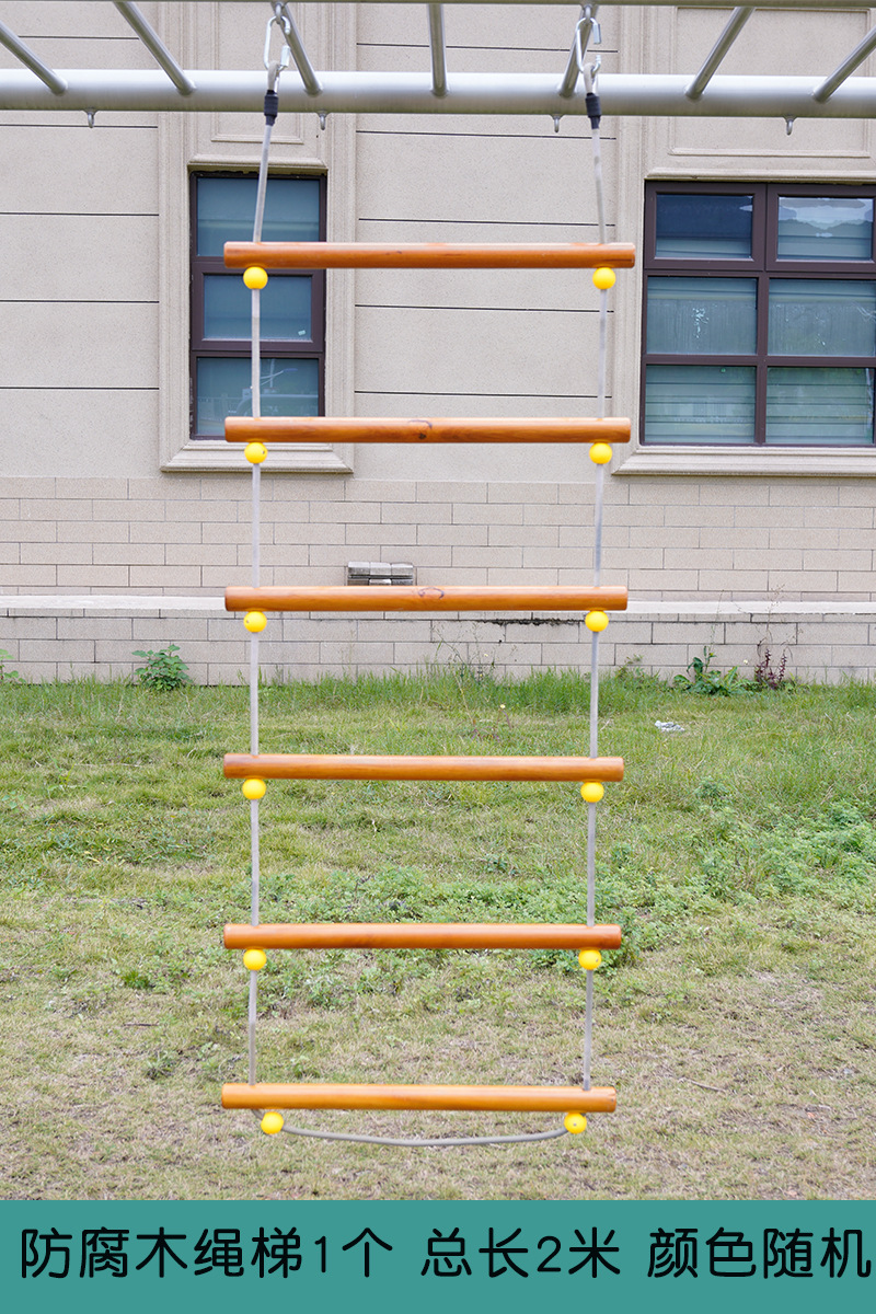 juguetes al aire libre colgantes colgantes escaleras de escalada de cuerda colgantes escaleras de cuerda colgantes equipos de entrenamiento físico de jardín de infantes para niños