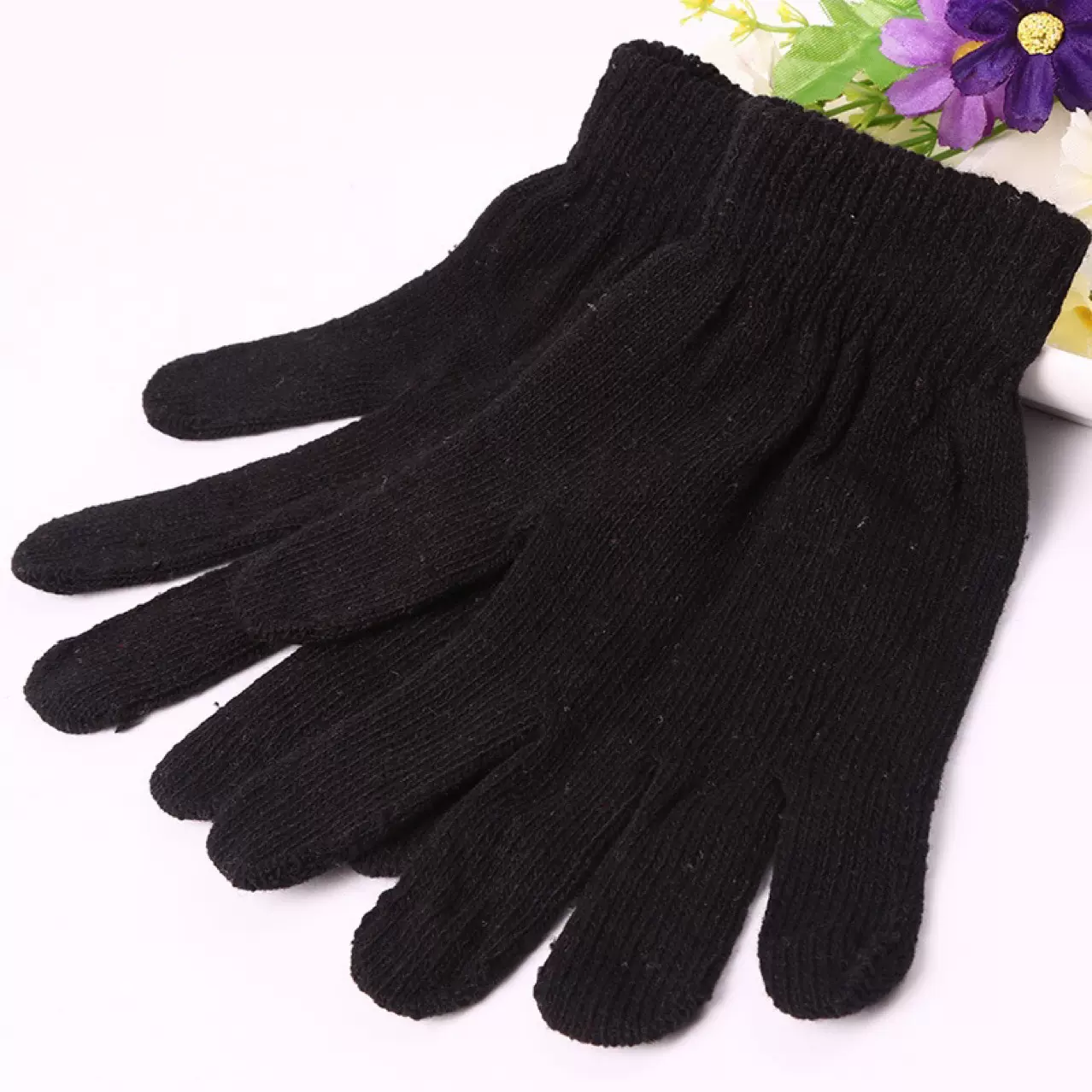 夏季薄款低价成人五指防晒手套户外骑行工作黑色赠礼品手套批发