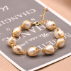 Advanced bracelet from pearl, retro design high quality organic jewelry, high-quality style, European style, trend of season, wholesale