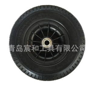 6.50-8Pu Foam Wheel 16inch Air-Free Solid Wheel 650-8 Atv Plastic Hub Large Size Wheel