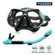 Amazon diving goggles equipment adult liquid silicone tempered glass swimming glasses myopia frosted snorkeling mask