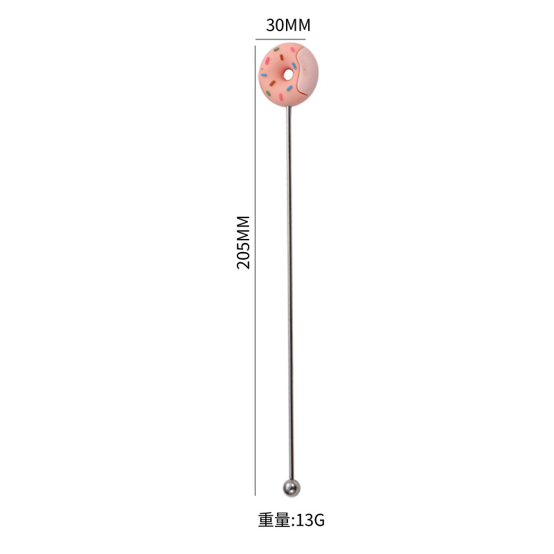 Creativo de dibujos animados 304 barra de agitación de acero inoxidable bar restaurante jugo de café coctelera coctelera