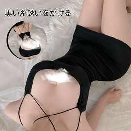 性感情趣内衣女吊带裙诱惑睡裙透视睡衣免脱一件代发