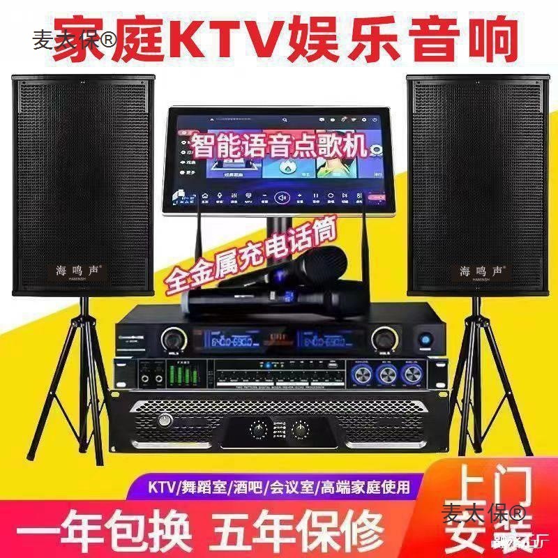 Karaoke Machine Home Ktv Audio Set Karaoke Singing Professional High-Power Home Karaoke Full Set Metabo