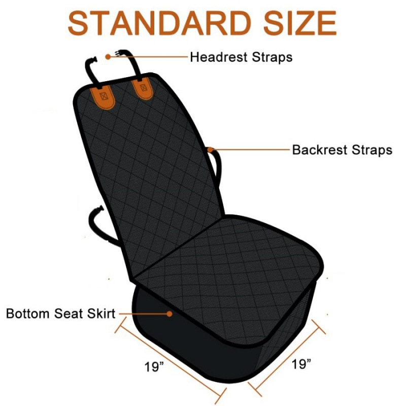 Cuatro estaciones 600D impermeable coche cojín de mascotas antisucio cojín protector de asiento de automóvil gato perro cojín anti-atraqueo