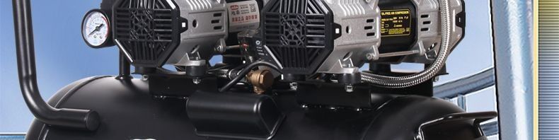 Small oil-free silent air compressor, high-pressure 220V, for home use, painting, woodworking, air compressor for foreign trade