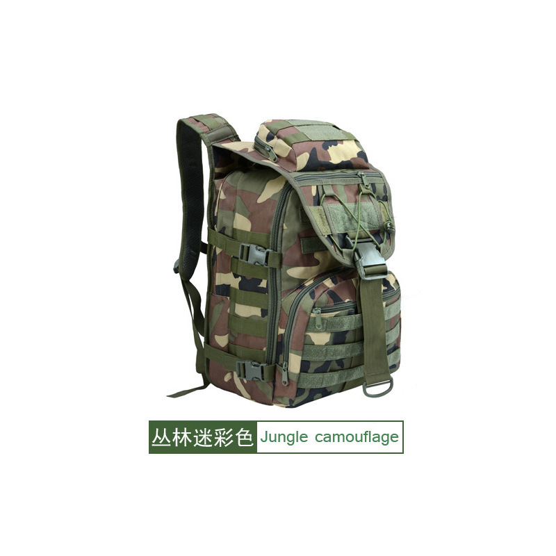 Bolsa táctica de hombro al aire libre bolsa de montaña impermeable caminata camuflada mochila táctica de hombre gran capacidad al aire libre resistente al desgaste