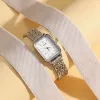 Silver square watch HS2512-727-01