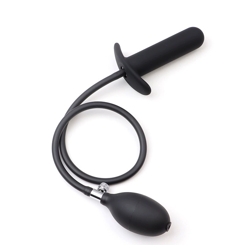 Inflatable Silicone Anal Plug, Adjustable Valve, Multiple Shapes and Sizes (0.124 kg)