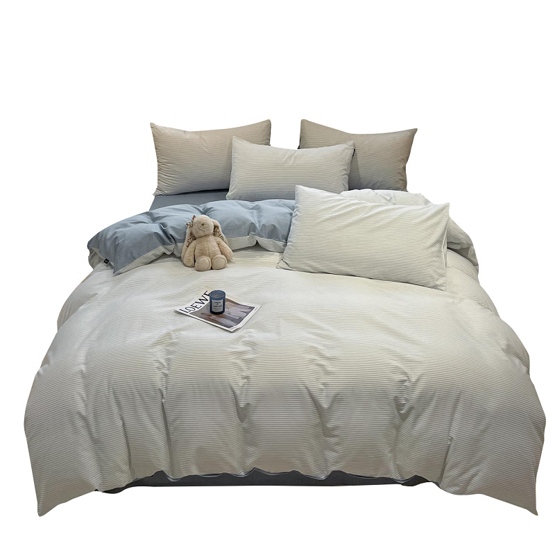 Cama de algodón de cuatro piezas set2025 nuevo algodón de cuatro estaciones sábanas universales set de cama de tres piezas