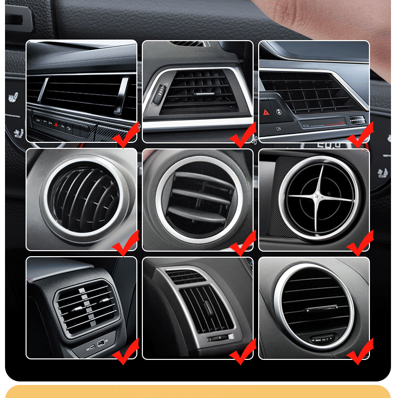 Cross-Border Car Air Freshener Vent Clip Custom Long-Lasting Fragrance Perfume Balm High-End Car Air Conditioning Hanging Ornament