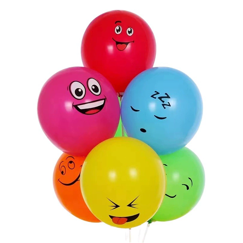 Заводская поставка Рекламный шар Пользовательская печать логотипа QR-код Открытие Акция Матовый Макаронный шар