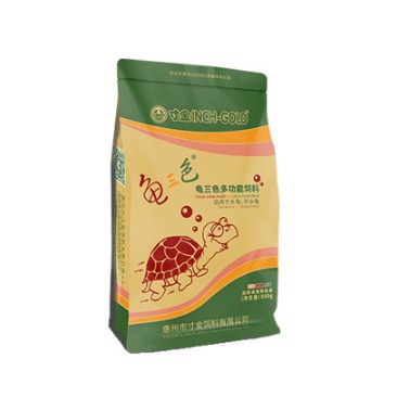 寸金龟三色火焰龟金钱龟龟粮增色亮体龟饲料
