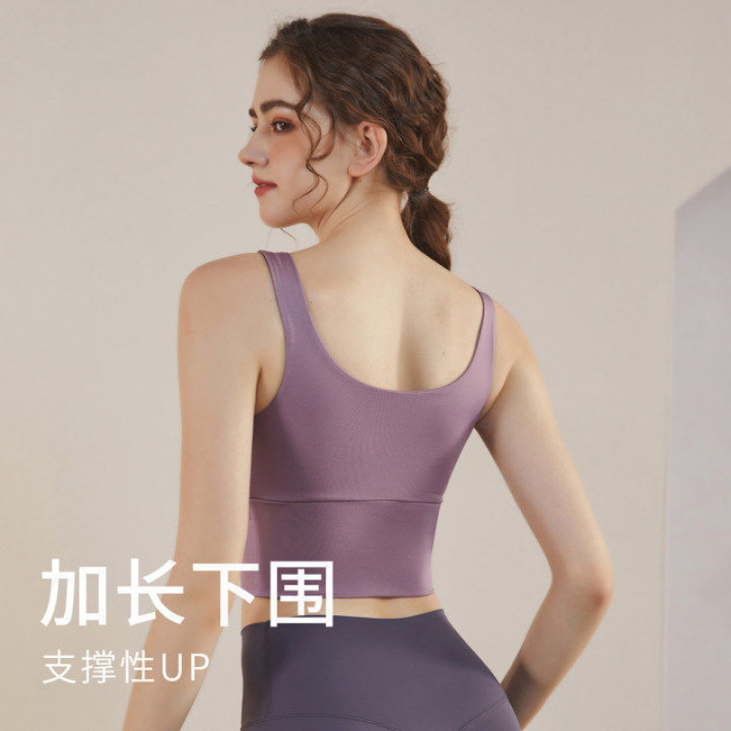 ropa interior deportiva de mujer de verano vestir chaleco bra frontal cremallera correa de pecho bra de brazo fábrica de comercio al por mayor