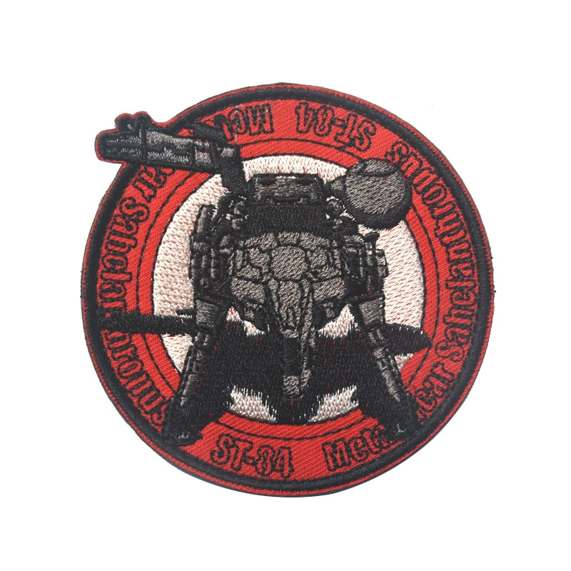 Travel space patch with velcro, badge, with embroidery, dress up