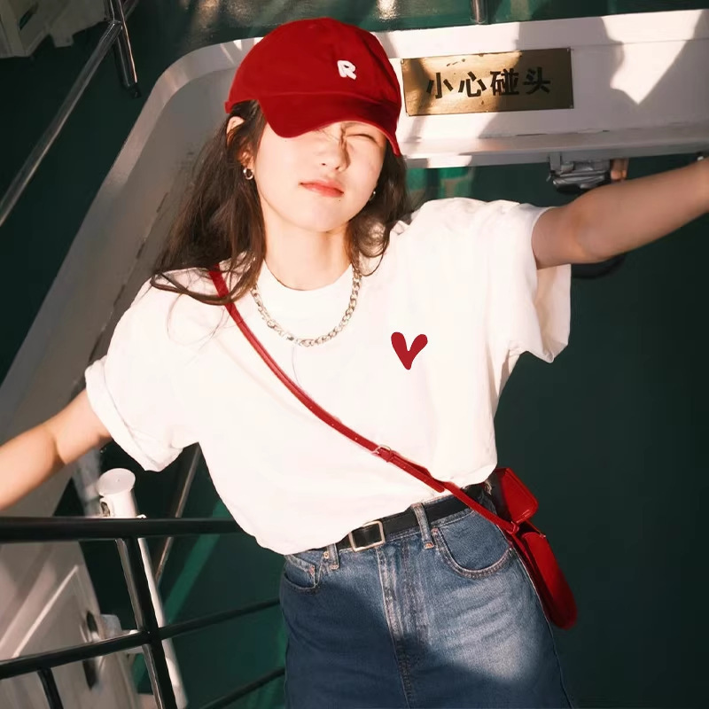 Extra Large Size Oversize American Style Plus-Size Women's 1.0-150kg Short-Sleeve T-Shirt Loose Half-Sleeve Design Top Ins