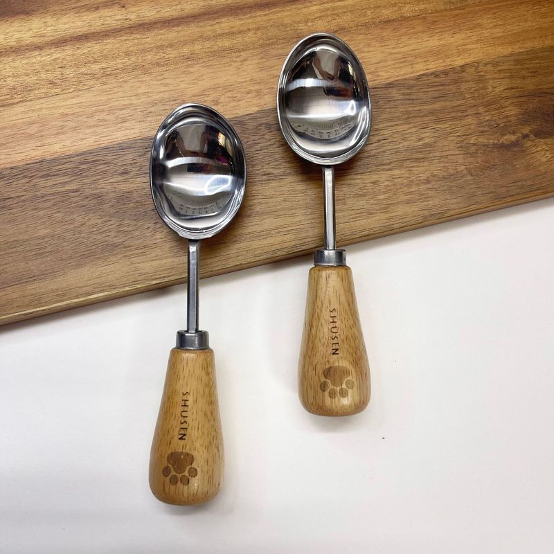 打蛋器 蛋清分离器 压泥器 不锈钢厨房迷你小厨具 橡胶木柄8件套|undefined