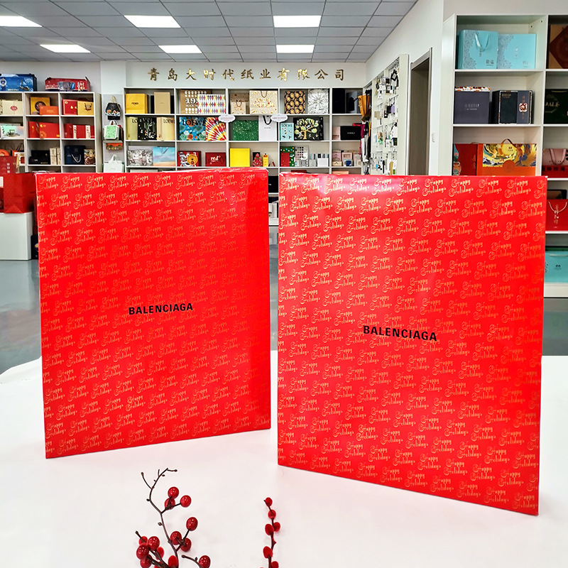 服裝紙袋包裝禮品袋廣告袋印刷牛皮紙袋購物袋服裝袋創意化妝品袋