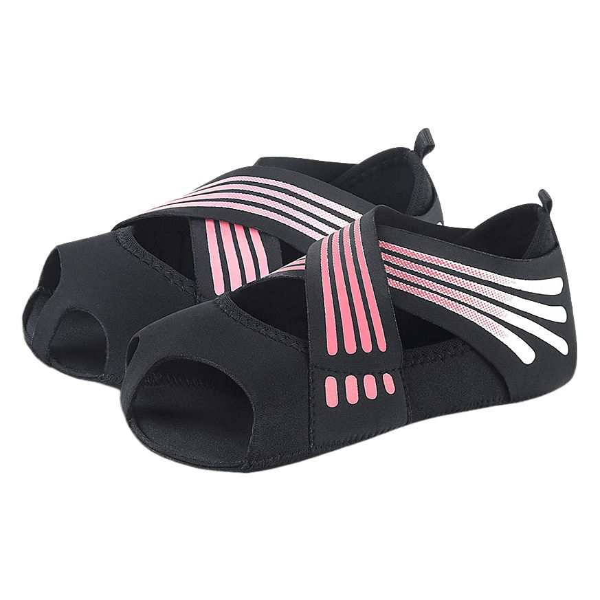 Fábrica de zapatos de Yoga de las mujeres de fondo suave Pilates zapatos cinco dedos de entrenamiento de yoga calcetines de baile zapatos sin respaldo calcetines al por mayor