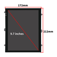 Cross border 9.7-inch vertical screen universal host Android large screen vertical navigation device reverse image player