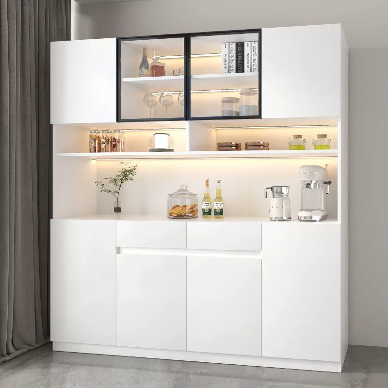 Легкий экстравагантный обеденный шкаф Высокий шкаф на стене Современная гостиная столовая домашняя минималистичная чайная и винная шкафчик для хранения шкафчиков