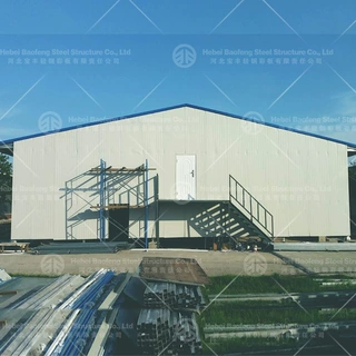 宝丰钢结构鸡舍牛棚 免费设计图纸 保温养鸡大棚 畜牧养殖棚