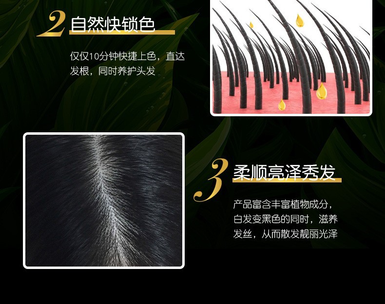 Yuzhongtang Bubble Color Shampoo, Respectful to Parents, Plant-Based Hair Color, Water-Resistant, Non-Scalp Formula, Black Origin Manufacturer