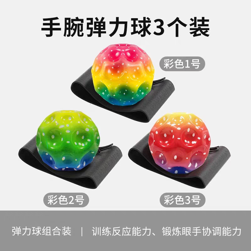 跨境爆款PU实心高弹力球儿童解压发泡月亮球亲子户外休闲洞洞球|undefined