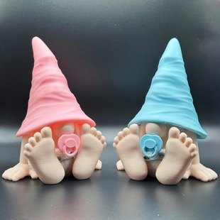 Cross-border New Easter Cute Dwarfs Ornaments Desktop Home Couple Decoration Dwarf Doll Ornaments