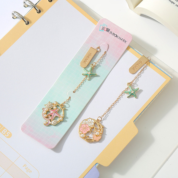 New Underwater World Pendant Bookmark Metal Pendant Hand Account…