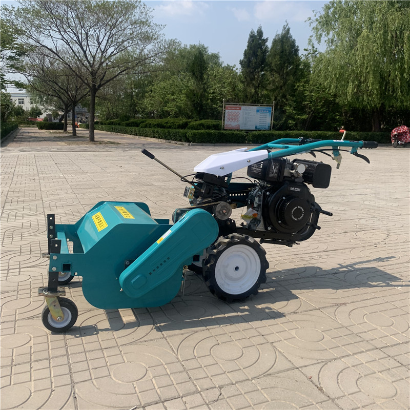 自走式大功率果园除草机 新款小型农用割草机 玉米秸秆粉碎还田机