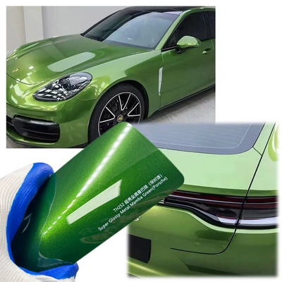 Wholesale Car Tpu Color Changing Film Super Bright Metal Mamba Green Car Paint Protection Film Body Film Full Car Film Ppf